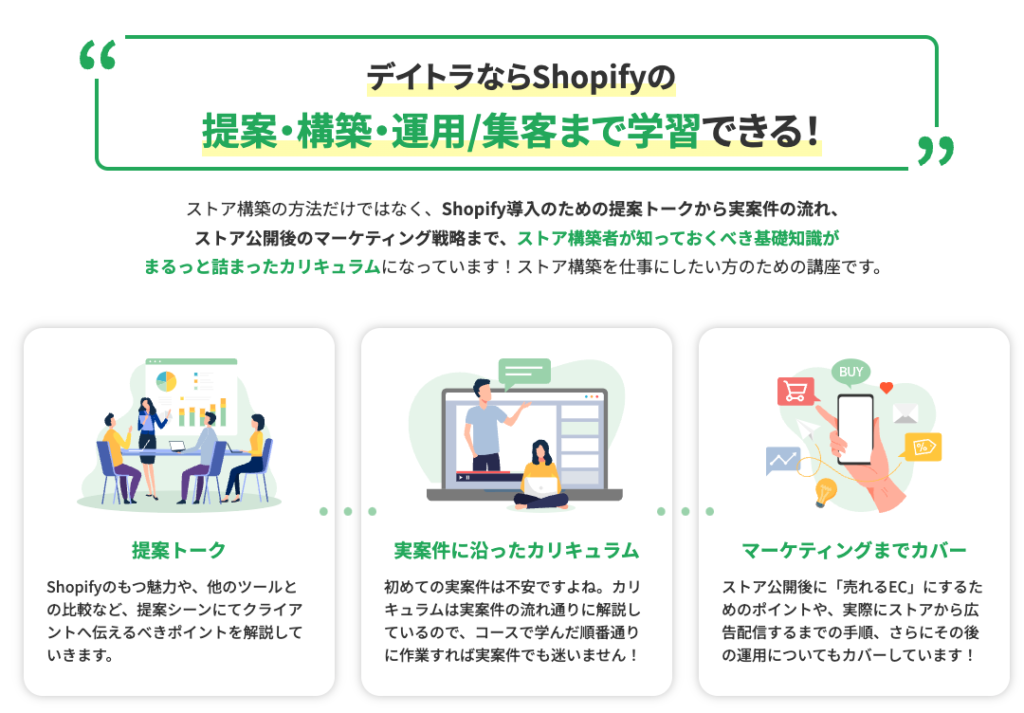 デイトラ　Shopify　評判　口コミ　やばい