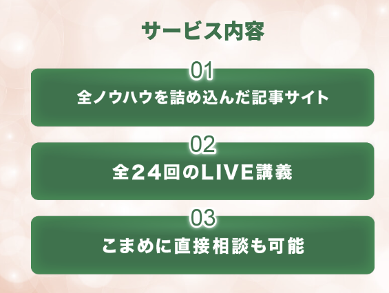 こまめ　ブログ・SEO対策講座　評判　怪しい　やばい