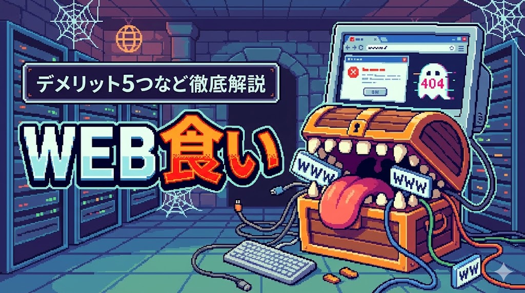 WEB食いは怪しい？評判・口コミはやばい？デメリット5つなど徹底解説！